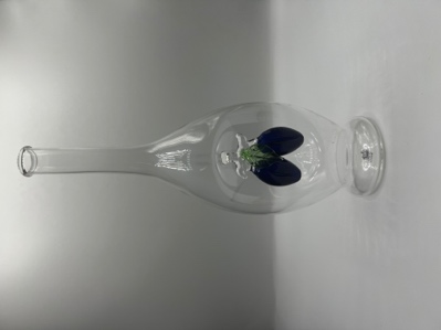 Kristály gyertyatartó